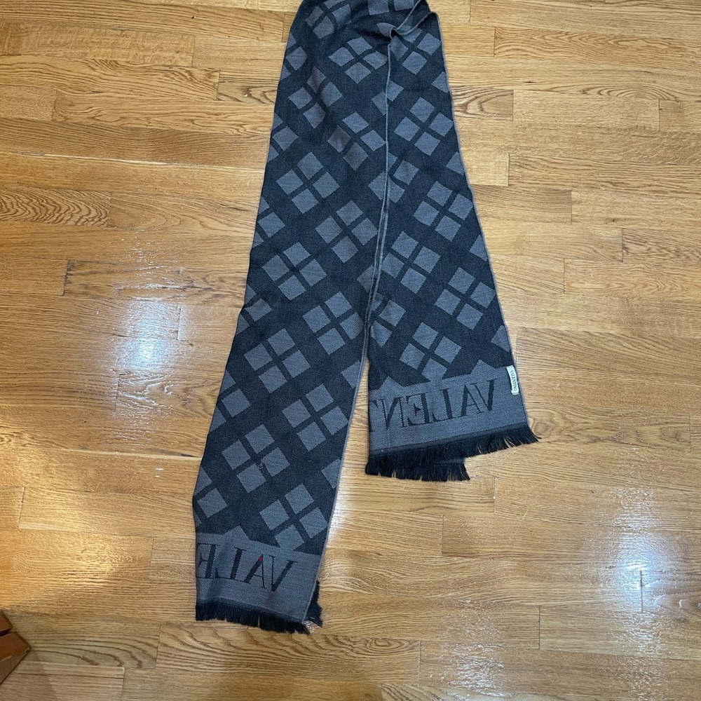 Valentino cashmere and wool scarf